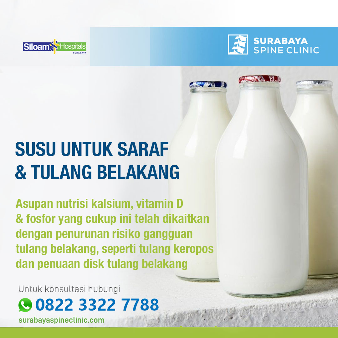 Susu untuk Kesehatan Saraf dan Tulang Belakang 